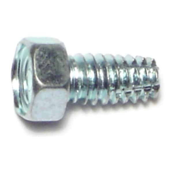 Midwest Fastener Sheet Metal Screw, #14 x 1/2 in, Zinc Plated Steel Flange Hex Head External Hex Drive, 20 PK 38401 - main